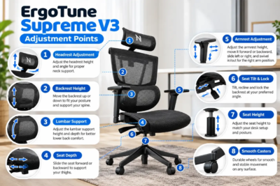 How to Set Up the ErgoTune Supreme V3 for Your Body (Step-by-Step Guide)